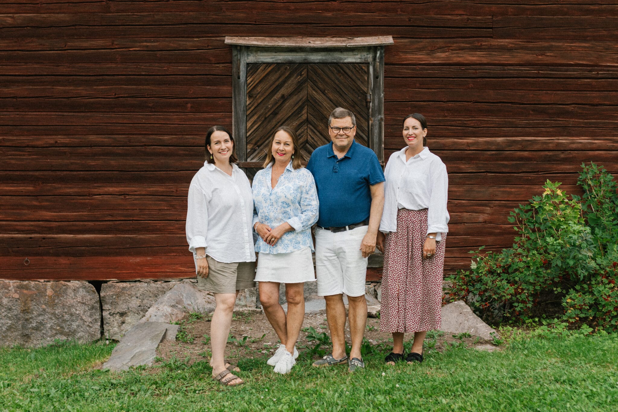 Kristina, Acke, Tiina ja Riina 
