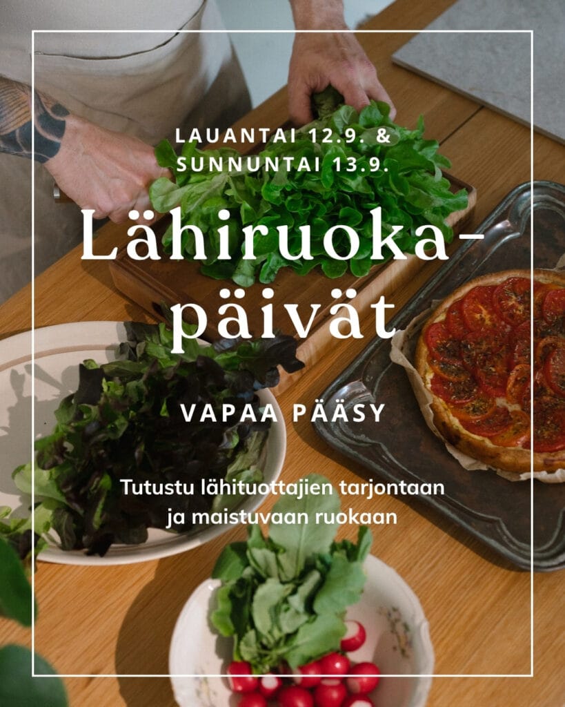 Lähiruokapäivä 12.-13.9.2026 Fabriikilla